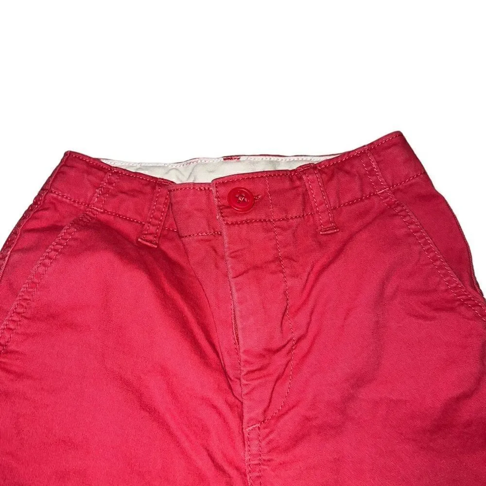 Gap‎ Kids flat front red shorts boys size 8 slim